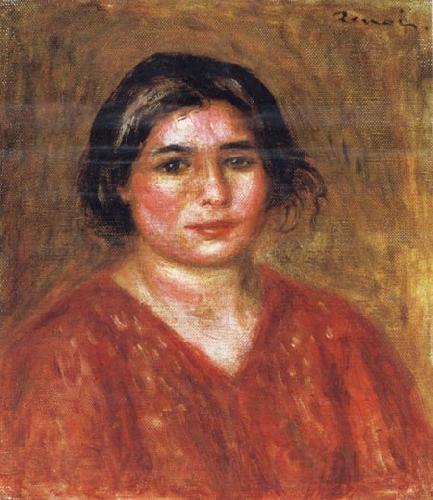 Pierre Renoir Gabrielle in a Red Blouse Spain oil painting art